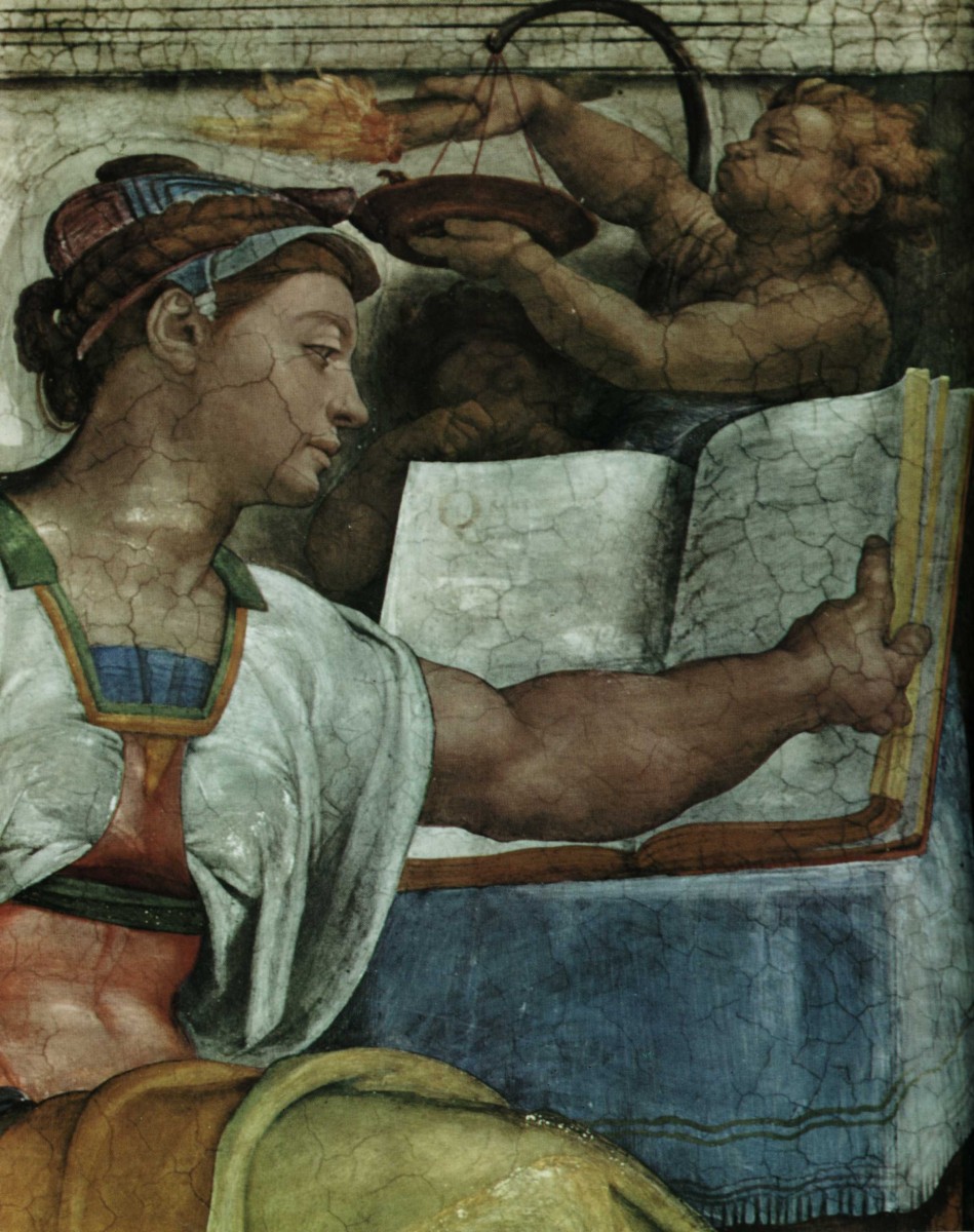 Michelangelo 1509 Voute de la Chapelle Sixtine La sibylle d'Erythree.jpg